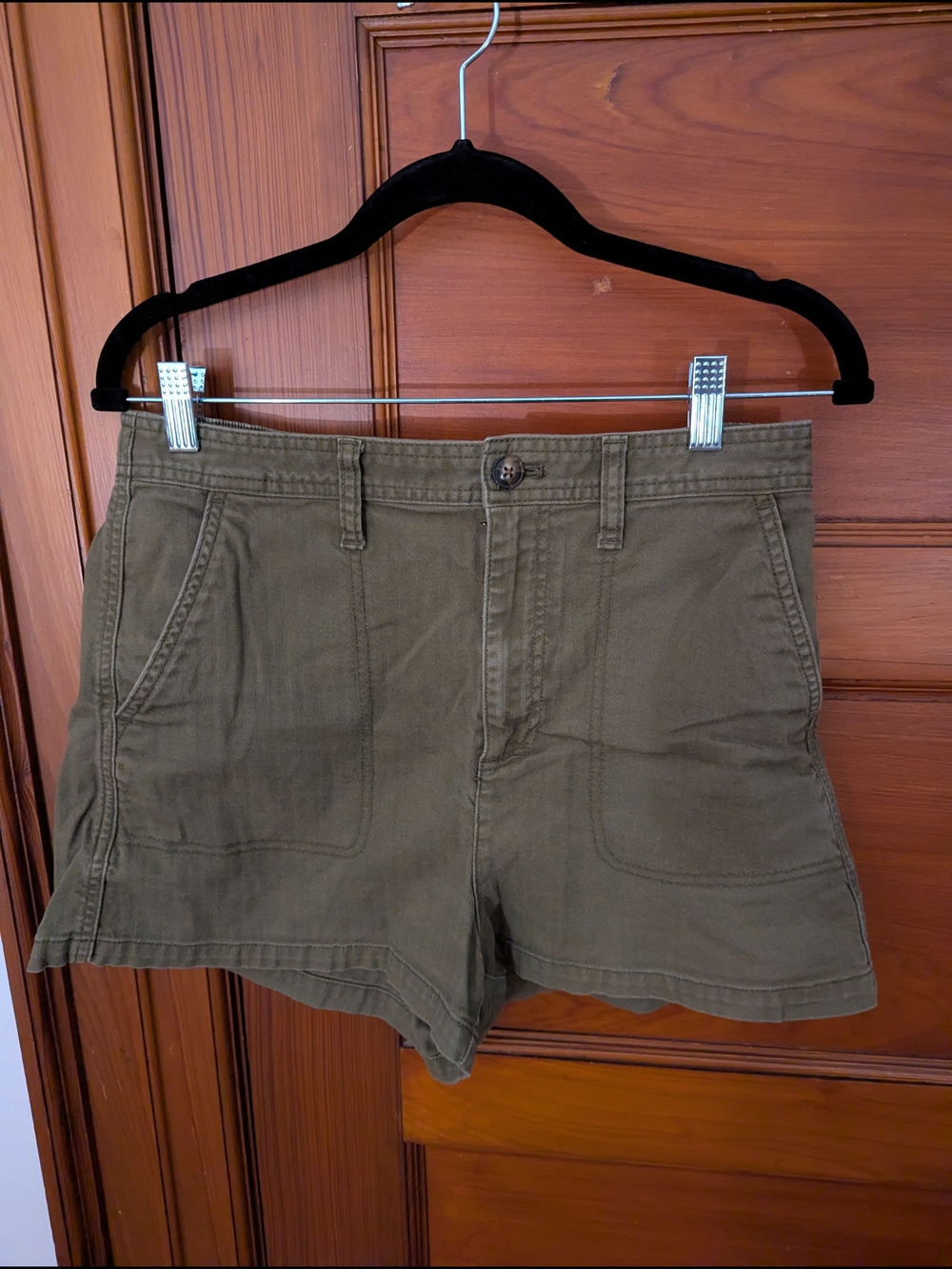 Madewell Olive Green Utility Shorts